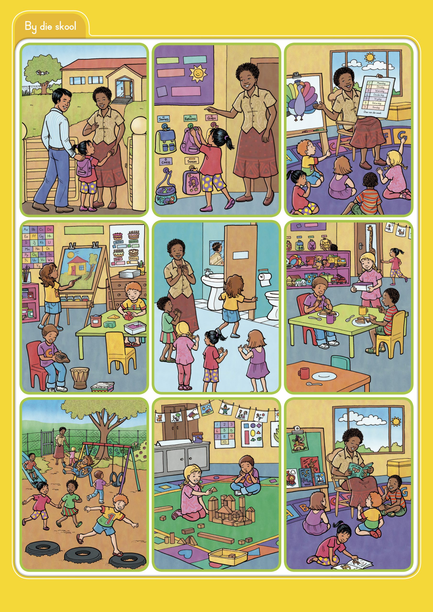 AFRIKAANS SONDER GRENSE PLAKKAAT KLANKEPROGRAM EERSTE ADDISIONELE TAAL GRAAD 1