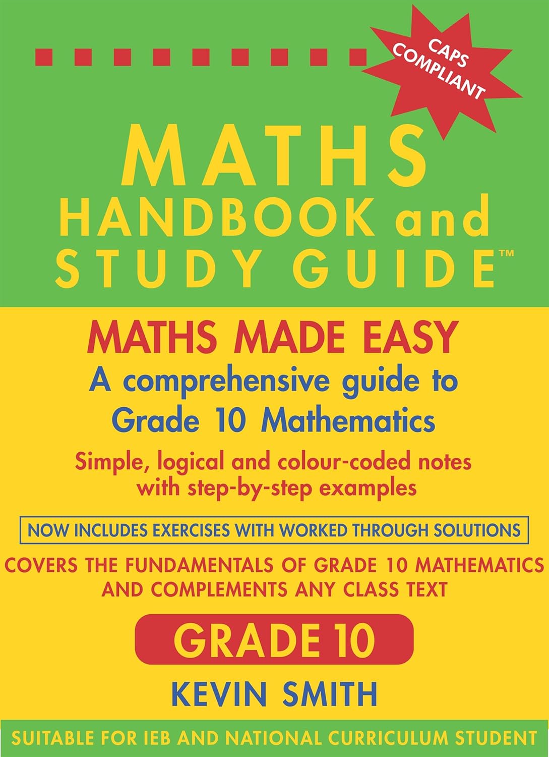 BERLUT MATHS HANDBOOK & STUDY GUIDE - GRADE 12 (ANSWER BOOK)