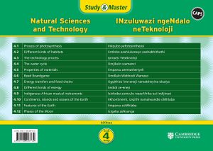 CAMBRIDGE STUDY & MASTER INZULULWAZI NGENDALO NETEKNOLOJI IBANGA 4 (POSTER PACK - 12 POSTERS IN CARRY CASE)