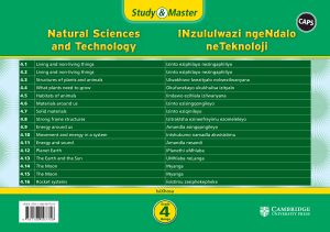 CAMBRIDGE STUDY & MASTER INZULULWAZI NGENDALO NETEKNOLOJI IBANGA 4 (REVISION CARD PACK - 16 CARDS IN SLEEVE)
