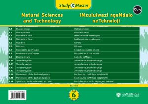 CAMBRIDGE STUDY & MASTER INZULULWAZI NGENDALO NETEKNOLOJI IBANGA 6 (REVISION CARD PACK IN SLEEVE)