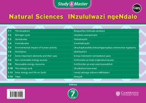 Cambridge Study & Master Inzululwazi Ngendalo Ibanga 7 (Poster Pack - 12 Posters In Carry Case)