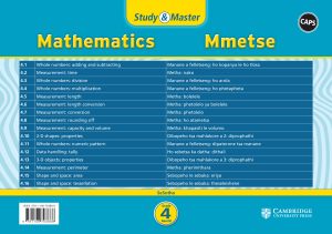 Cambridge Study & Master Mmetse Kereiti 4 (Revision Card Pack In Sleeve)