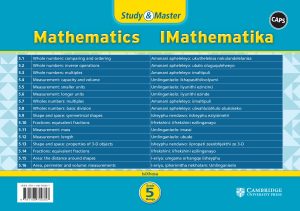 Cambridge Study & Master Imathematika Ibanga 5 (Revision Card Pack In Sleeve)