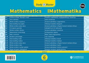 Cambridge Study & Master Imathematika Ibanga 6 (Revision Card Pack In Sleeve)