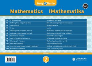 CAMBRIDGE STUDY & MASTER IMATHEMATIKA IBANGA 7 (POSTER PACK - 12 POSTERS IN CARRY CASE)
