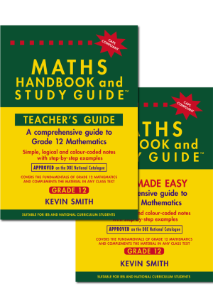 BERLUT MATHS HANDBOOK & STUDY GUIDE - GRADE 12- COMBO PACK L,B, & ANSWER BOOK - (NEW COMBO)