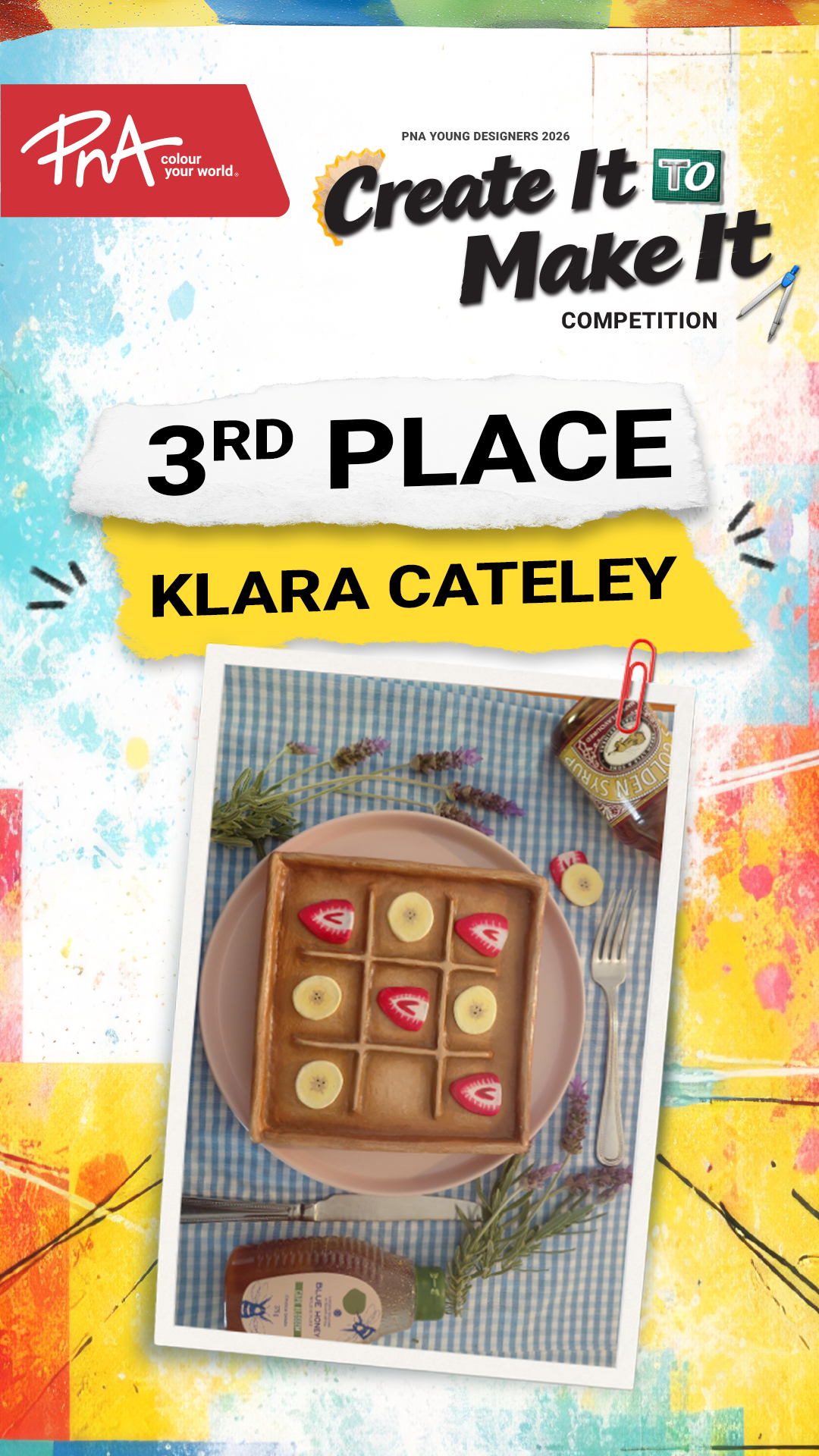 Third-place competition entry