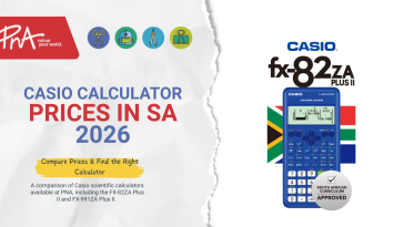 Casio FX-82ZA Plus II and FX-991ZA Plus II scientific calculators compared for South African students